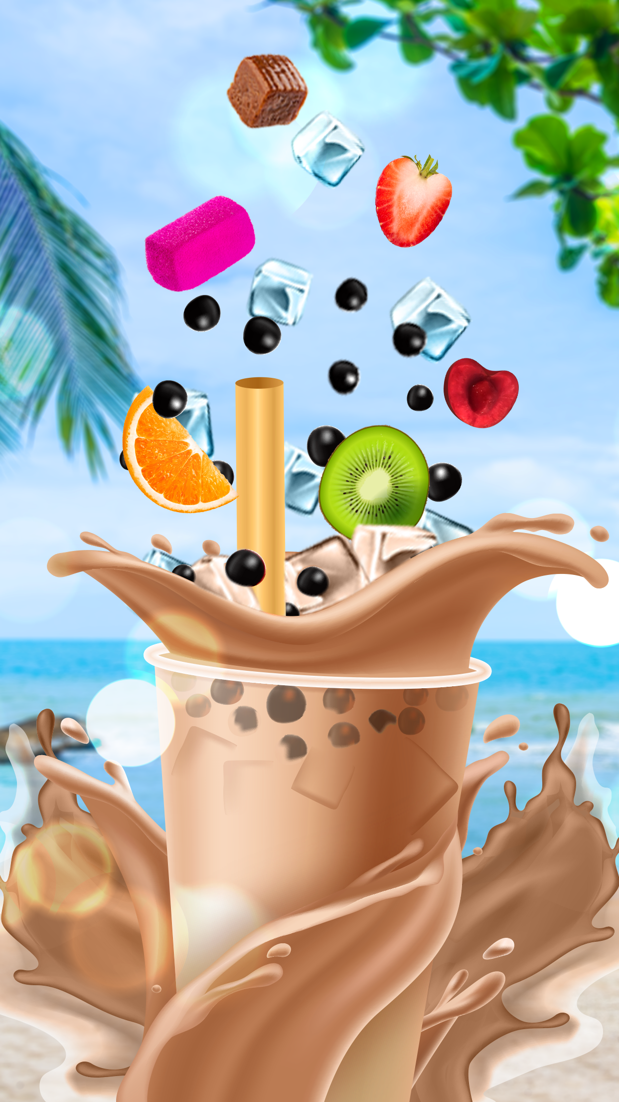 Captura de Tela do Jogo Boba Recipe DIY: Bubble Tea