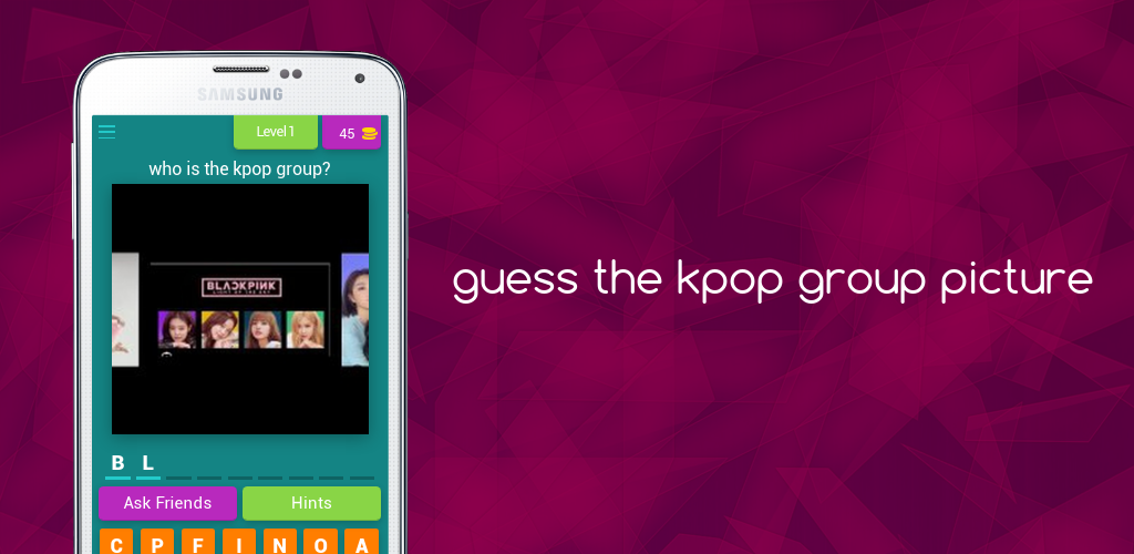 Banner of guess the kpop group picture 