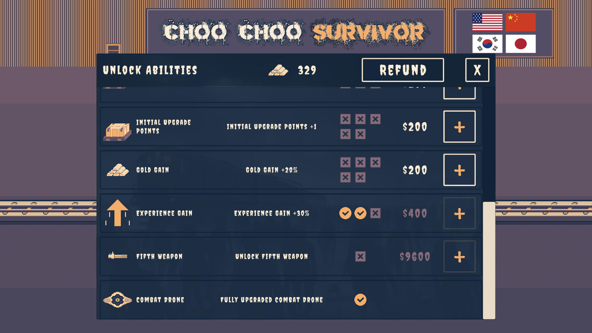 Screenshot of Choo Choo Survivor
