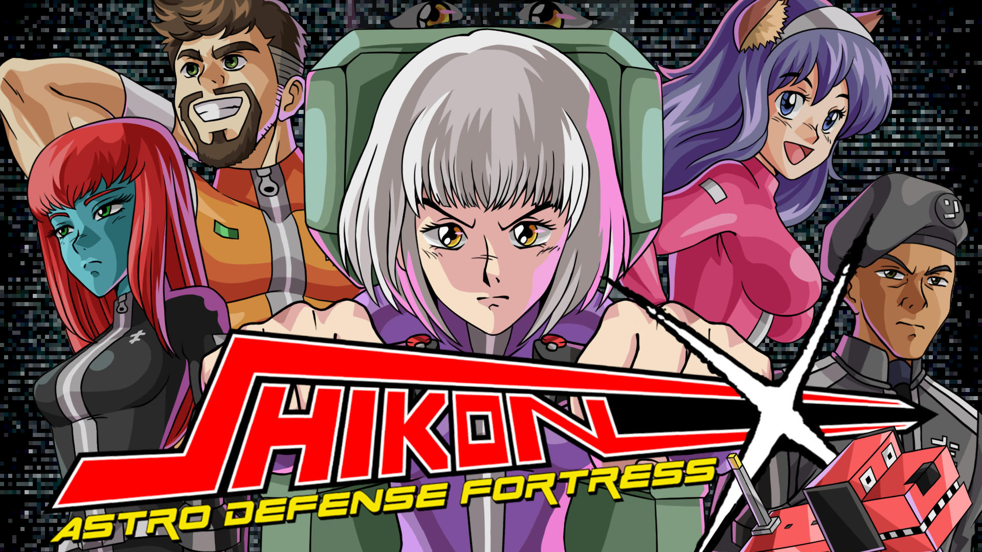 Shikon-X Astro Defense Fortress 게임 스크린 샷