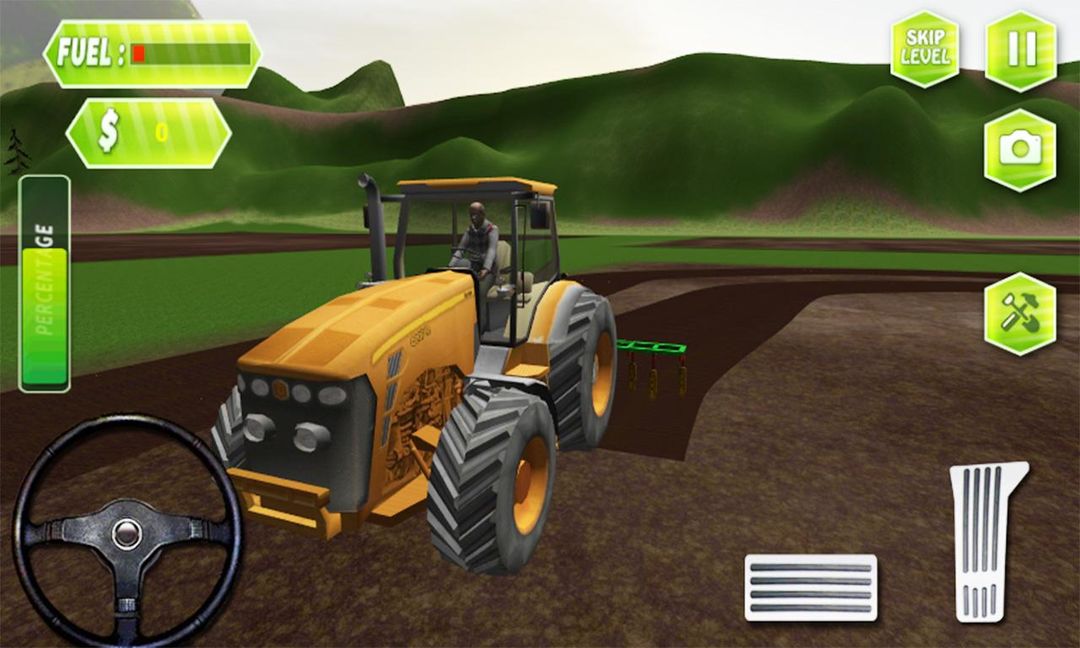 Screenshot of Harvest Farm Tractor Simulator