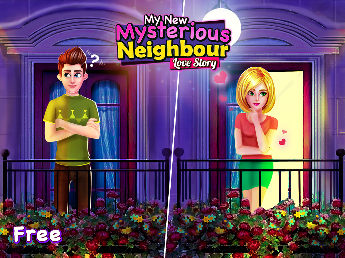 My New Neighbor Love Story - High School Games 게임 스크린샷