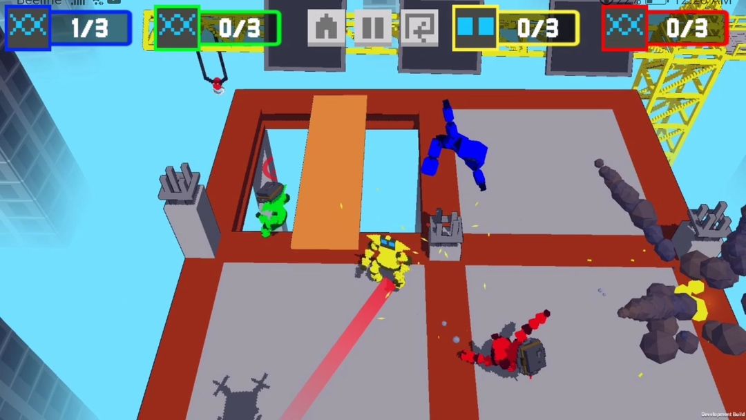Robot Battle 1234 player offline mutliplayer game ภาพหน้าจอเกม