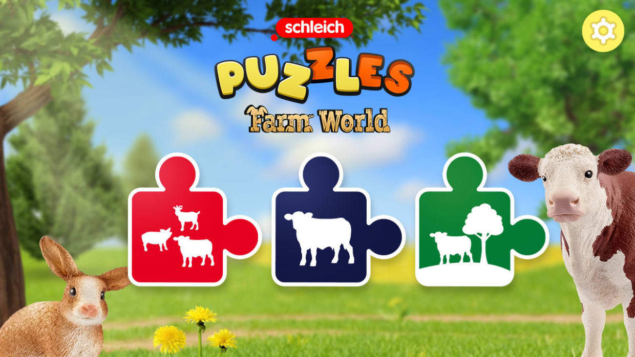 schleich® Puzzles FARM WORLD 게임 스크린 샷