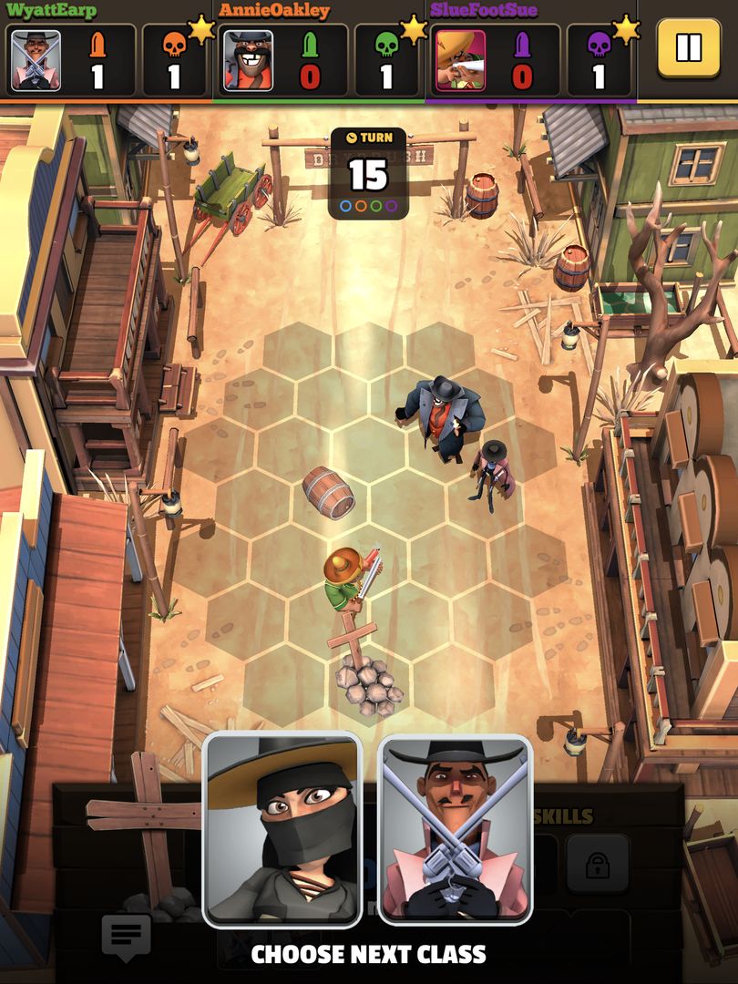 Pocket Cowboys: Wild West Standoff screenshot game