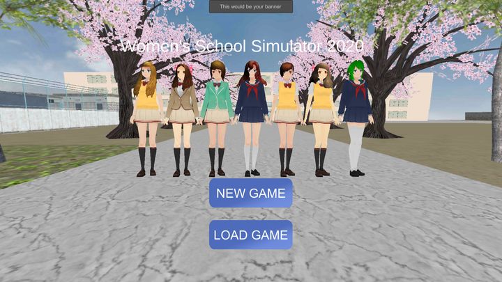 Women's School Simulator 2020 Game Screenshot