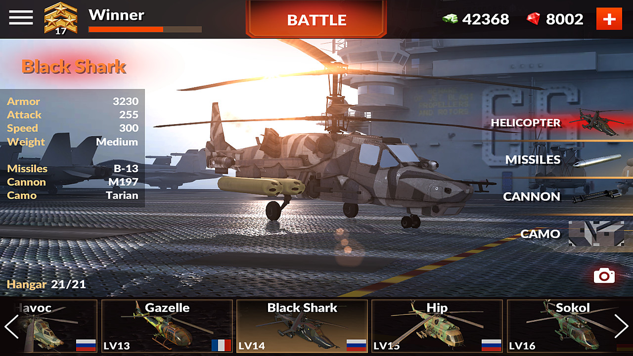 Screenshot 1 of Permainan Dalam Talian Dunia Gunships 