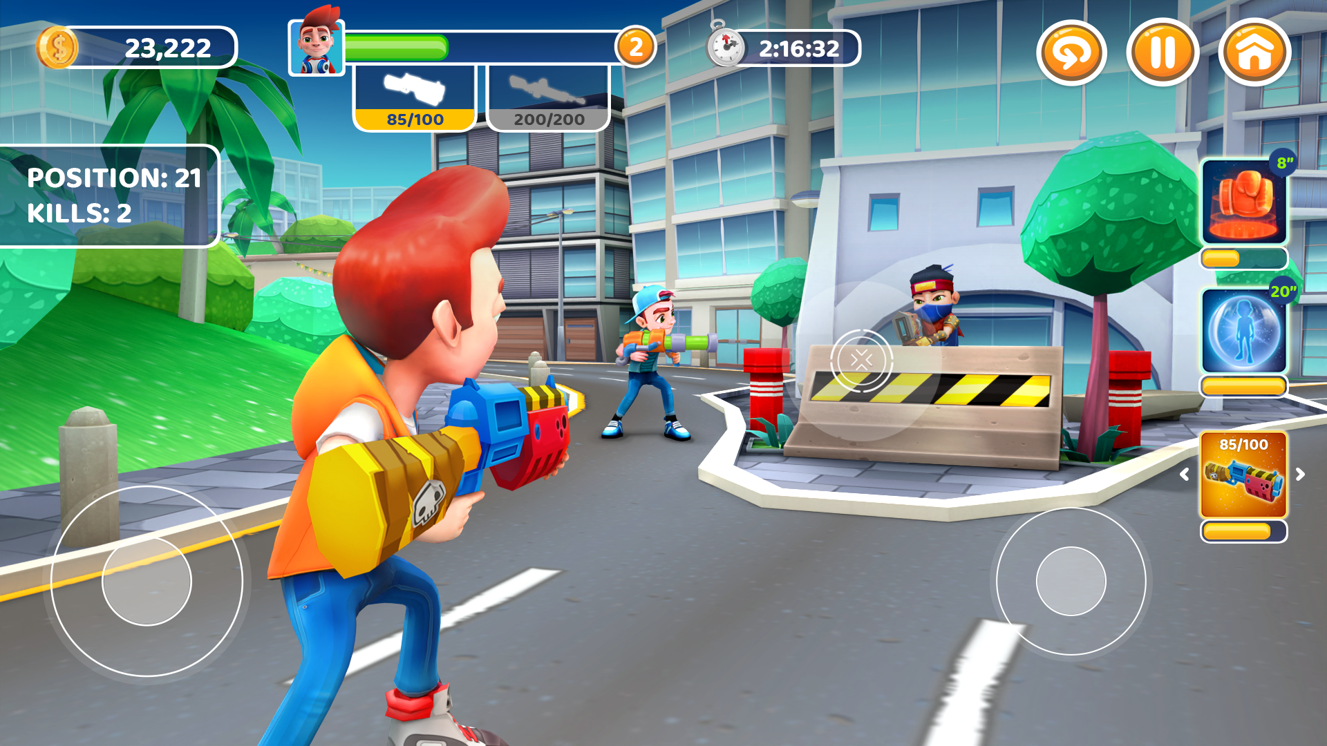 Paintball Rush 게임 스크린샷