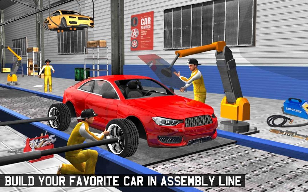 자동 차고 : 자동차 정비사 심 게임 스크린 샷