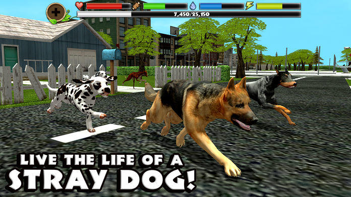 Screenshot 1 of Simulador de cão vadio 