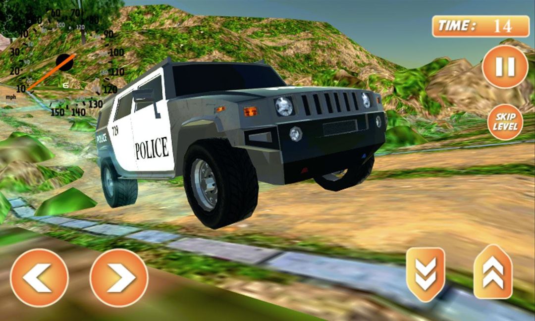 Offroad Police Jeep Simulator 게임 스크린 샷