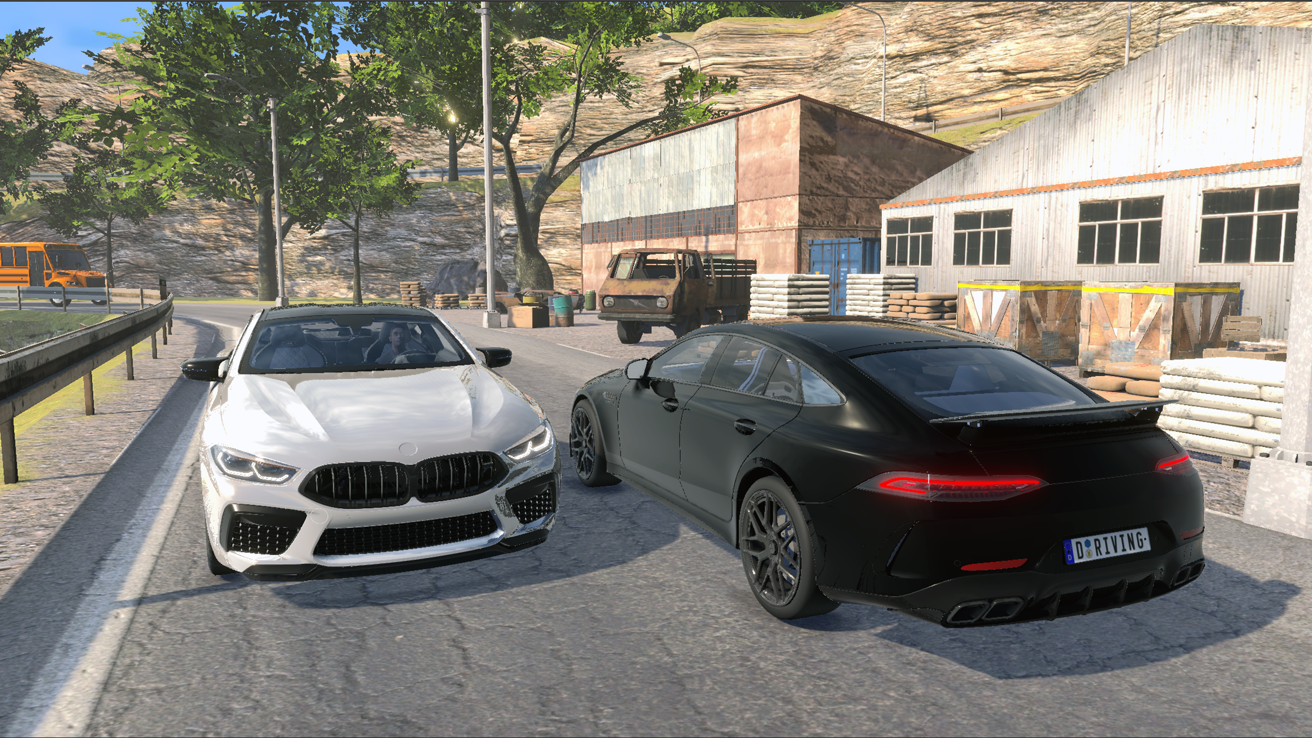 Driving School Simulator Game Screenshot