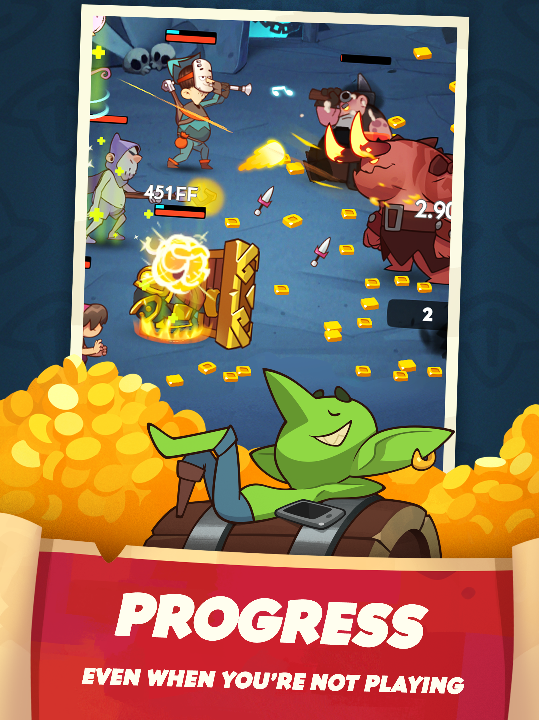 Almost a Hero — Idle RPG Game Screenshot