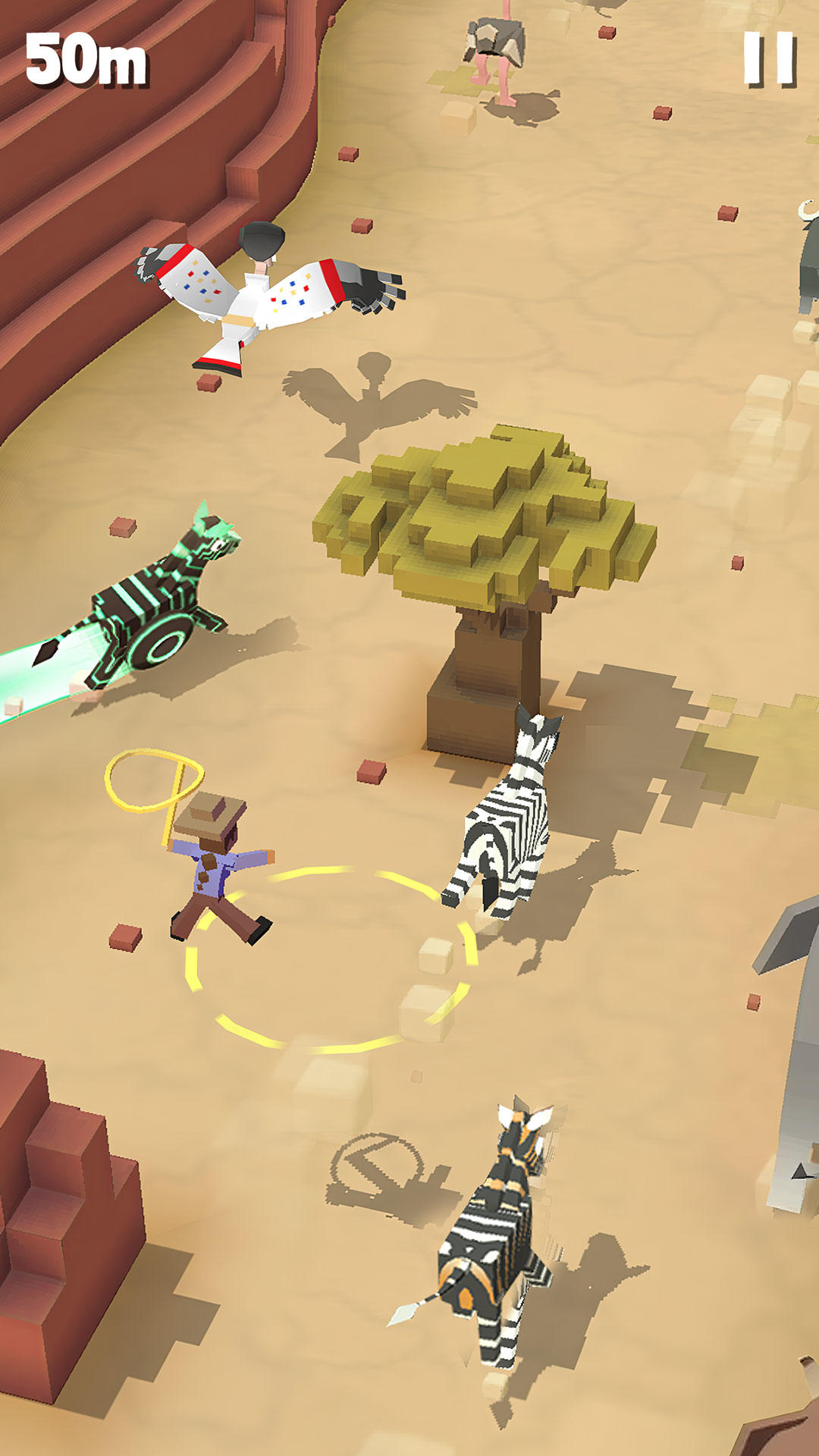 Rodeo Stampede: Sky Zoo Safari Game Screenshot