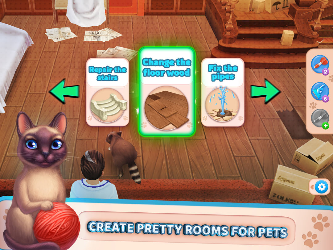 Screenshot of Pet Clinic - Free Puzzle Game With Cute Pets