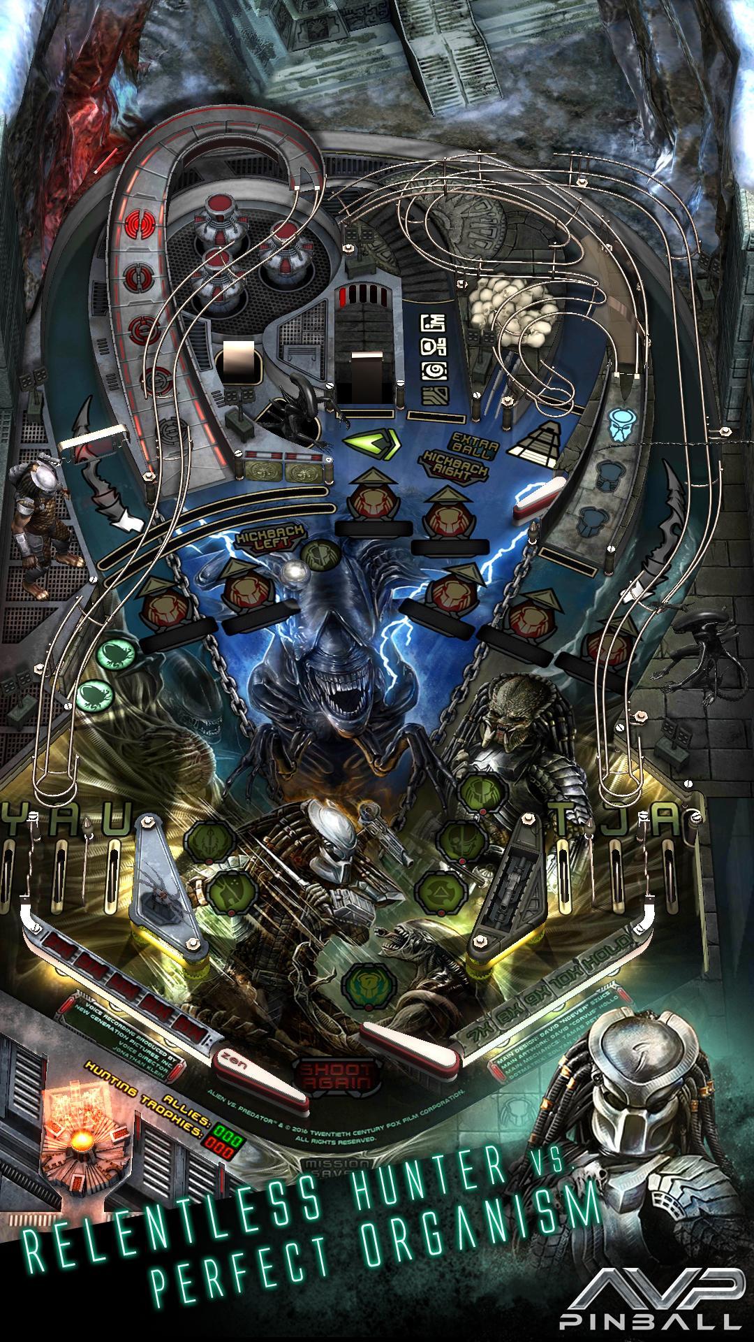 Aliens vs. Pinball 게임 스크린샷