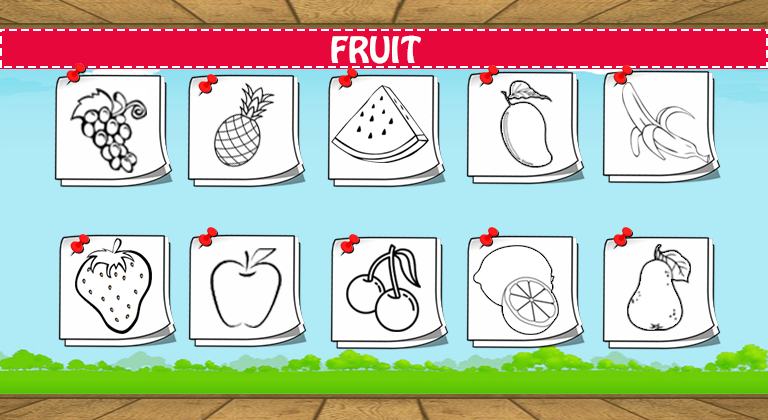 Coloring Book for Kids - Drawing & Learning Game Game Screenshot