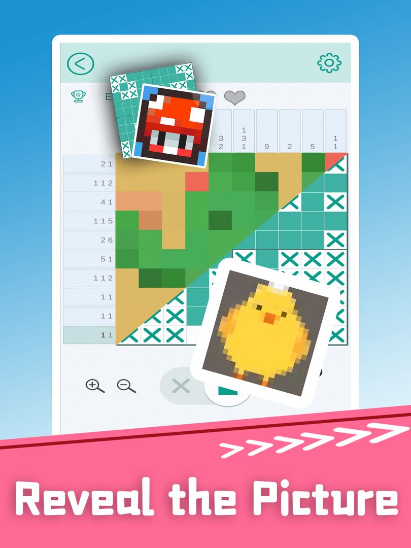 Screenshot of Nonogram - Logic Pixel Picture Cross Games