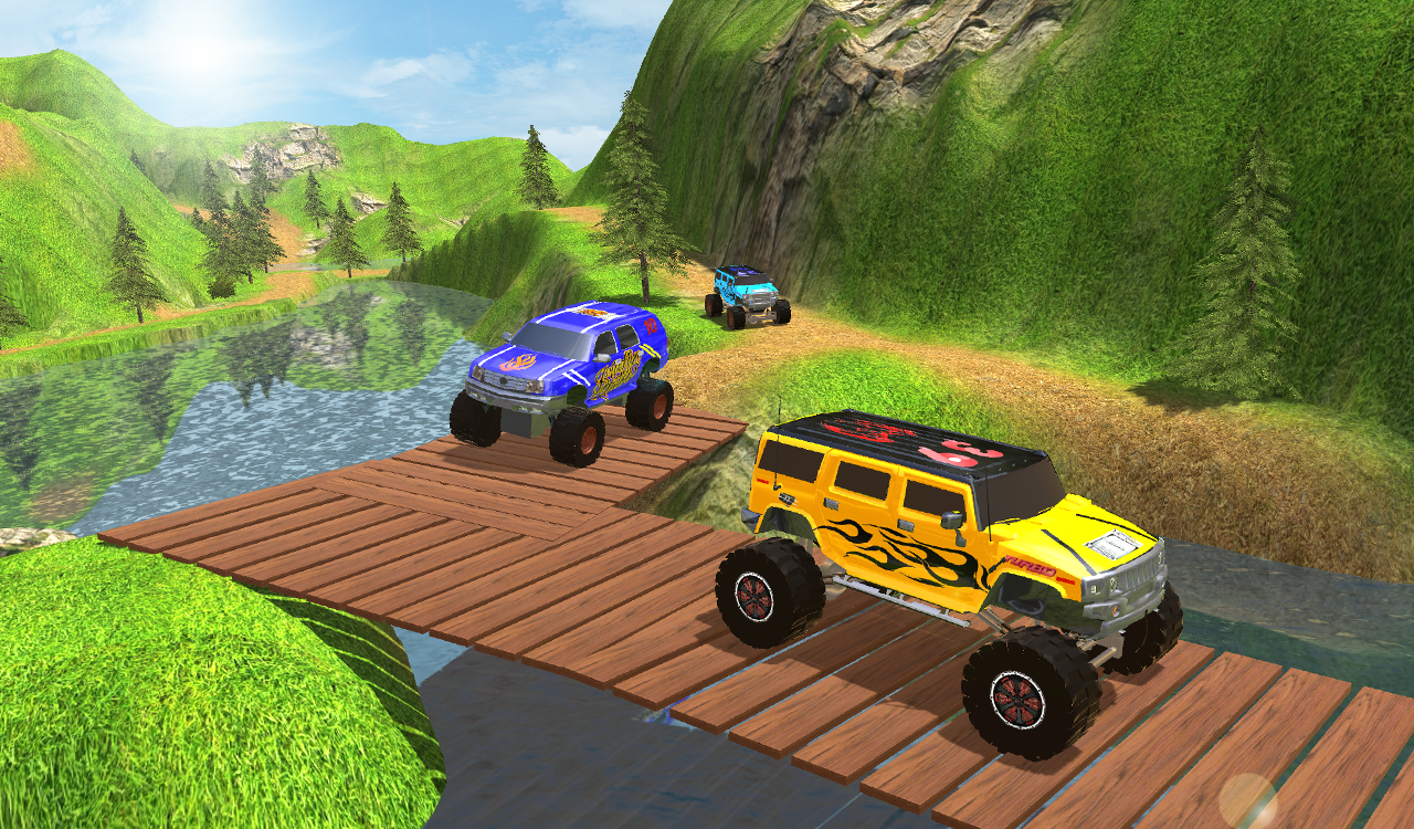 Offroad Grand Monster Truck Hill Drive ゲームのスクリーンショット
