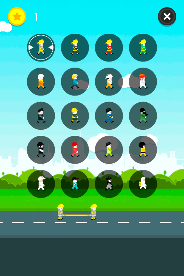 Rescuers Game Screenshot