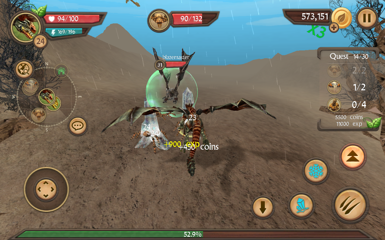 Screenshot of Dragon Sim Online: Be A Dragon