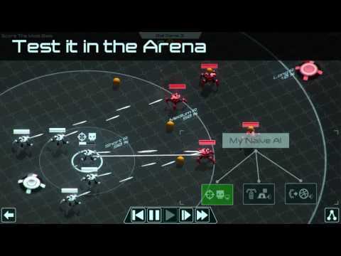 Screenshot of the video of GLADIABOTS - AI Combat Arena