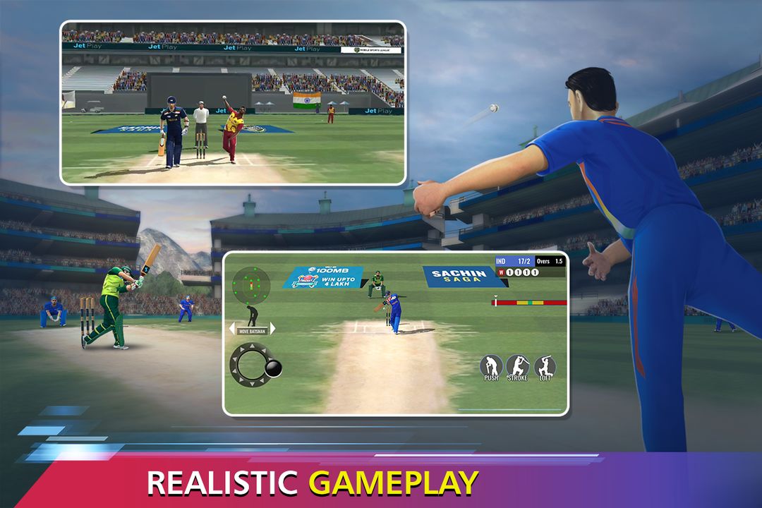 Screenshot of Sachin Saga Cricket Champions