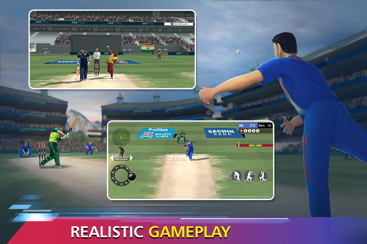 Sachin Saga Cricket Champions Game Screenshot
