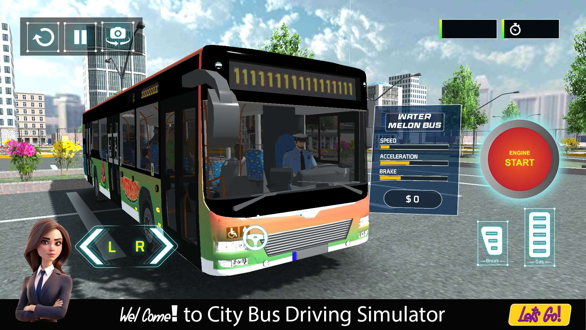 City Bus Simulator 2024 3D Game Screenshot
