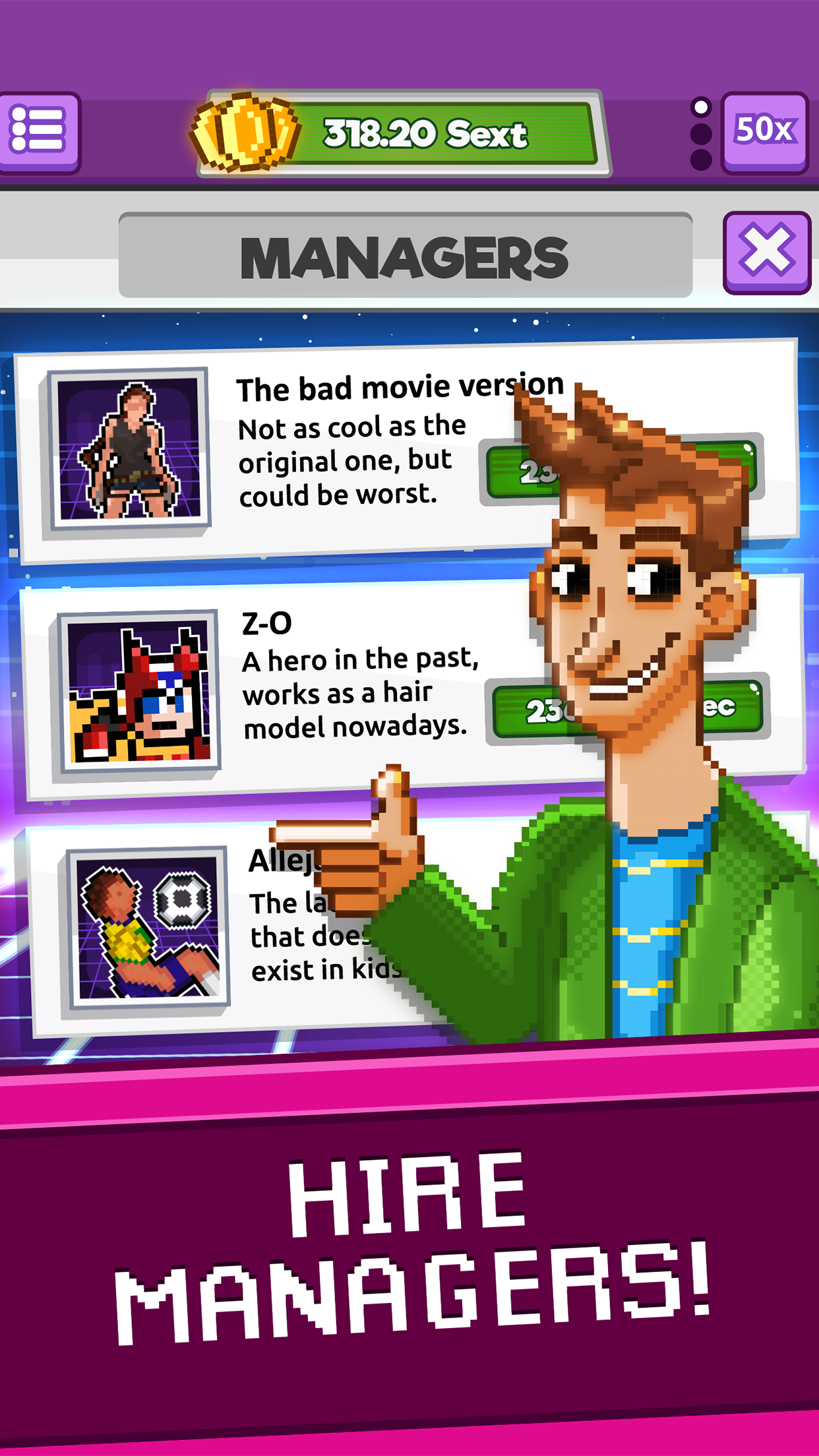 Press Start: Video Game Story Game Screenshot