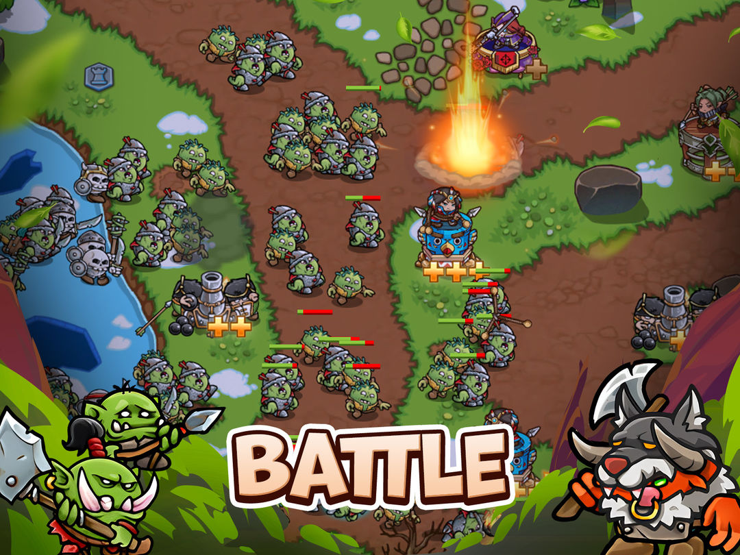 Crazy Defense Heroes - TD Game screenshot game