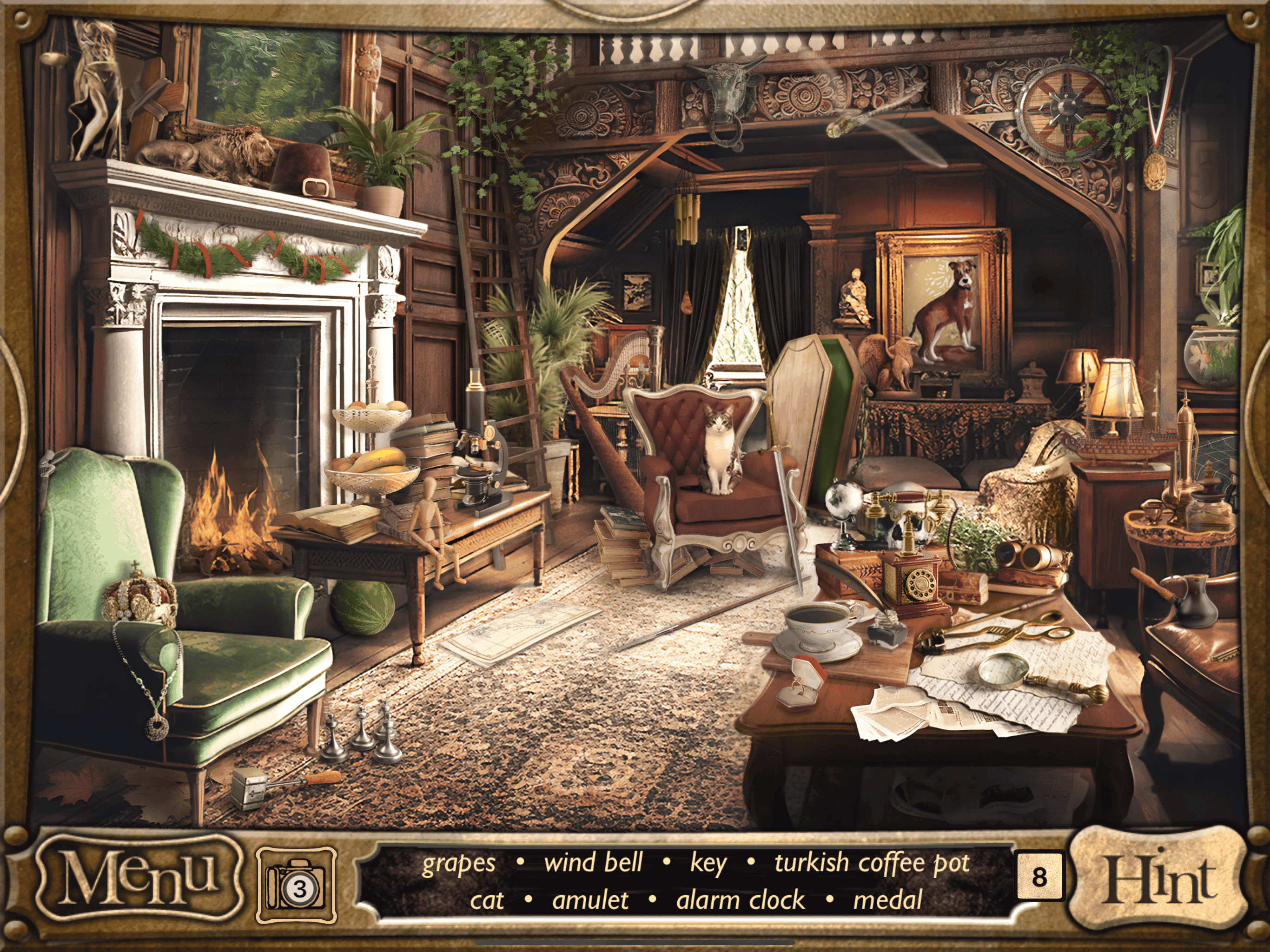 Detective Holmes Hidden Object ภาพหน้าจอเกม