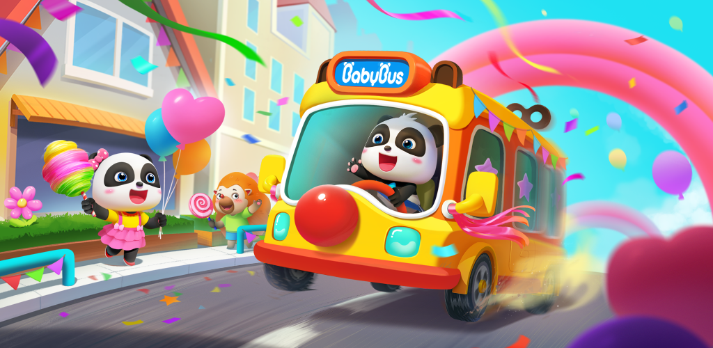 Banner of Baby Panda's School Bus 