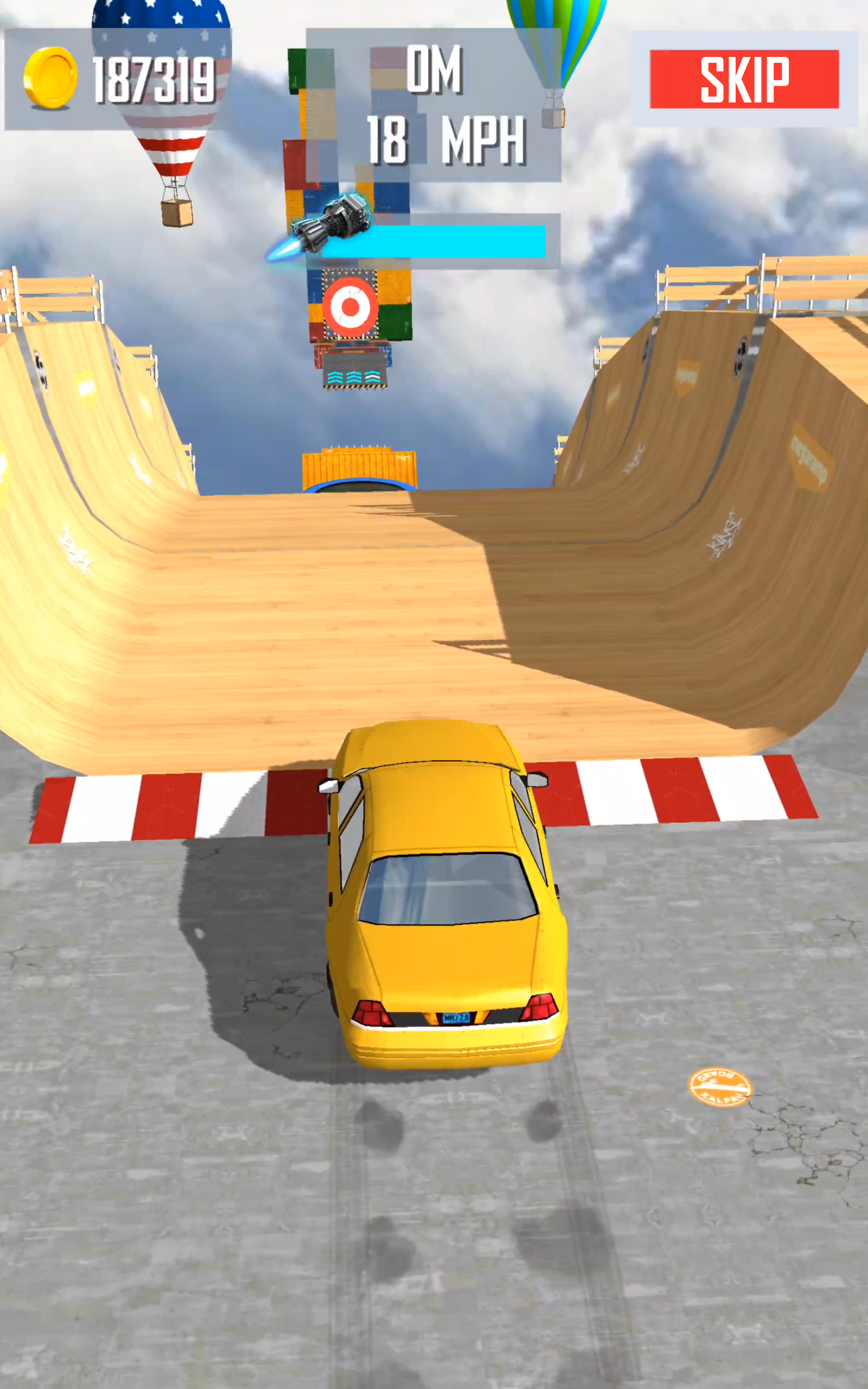 Captura de Tela do Jogo Mega Ramp Car Jumping