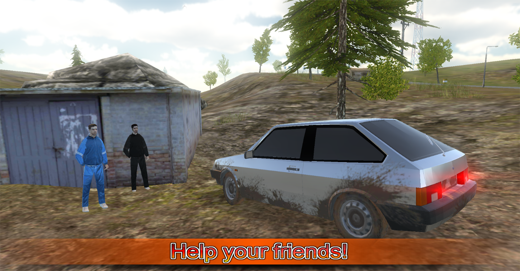 Скриншот игры Driving simulator VAZ 2108 SE