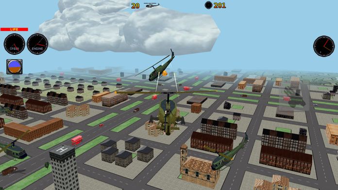 Screenshot of RC Helicopter 3D simulator