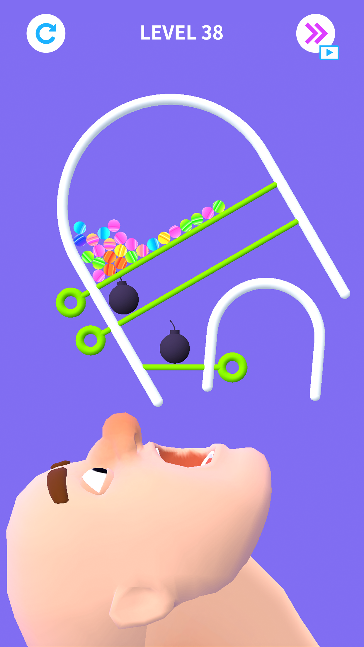 Screenshot 1 of 美食遊戲 3D 1.6.0