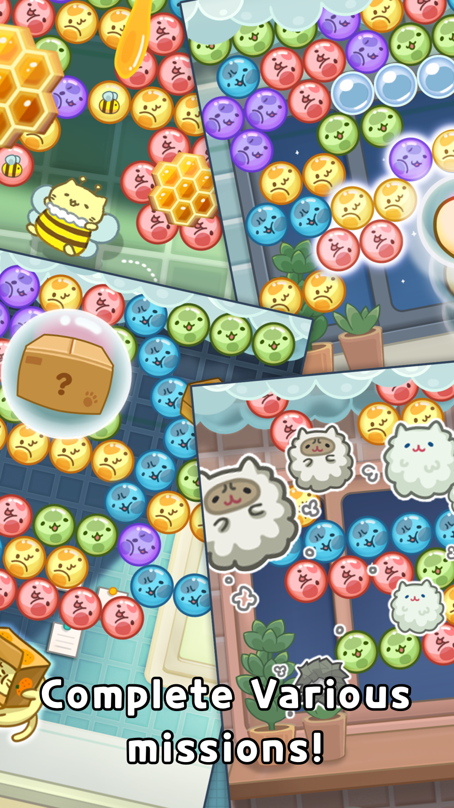 MitchiriNeko Bubble: Shooter Game Screenshot