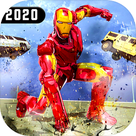 Superhero Iron Robot Rescue Mission 2020