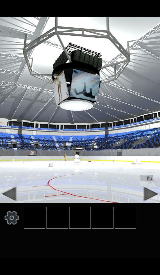 Escape from the skating hall. ภาพหน้าจอเกม