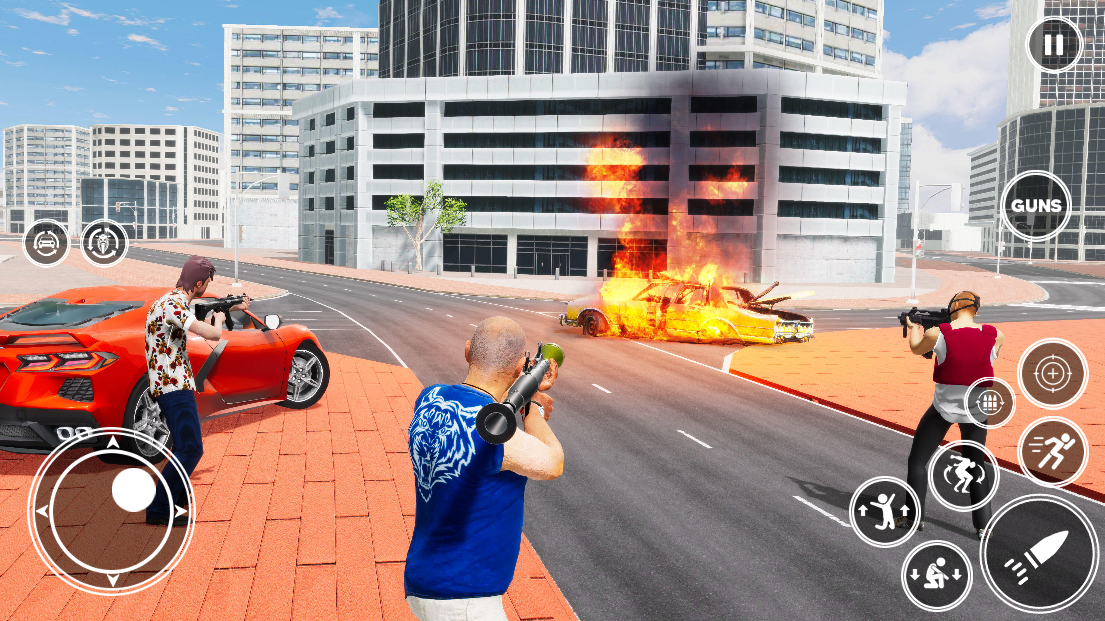 Captura de Tela do Jogo City Mafia Boss Gangster Game