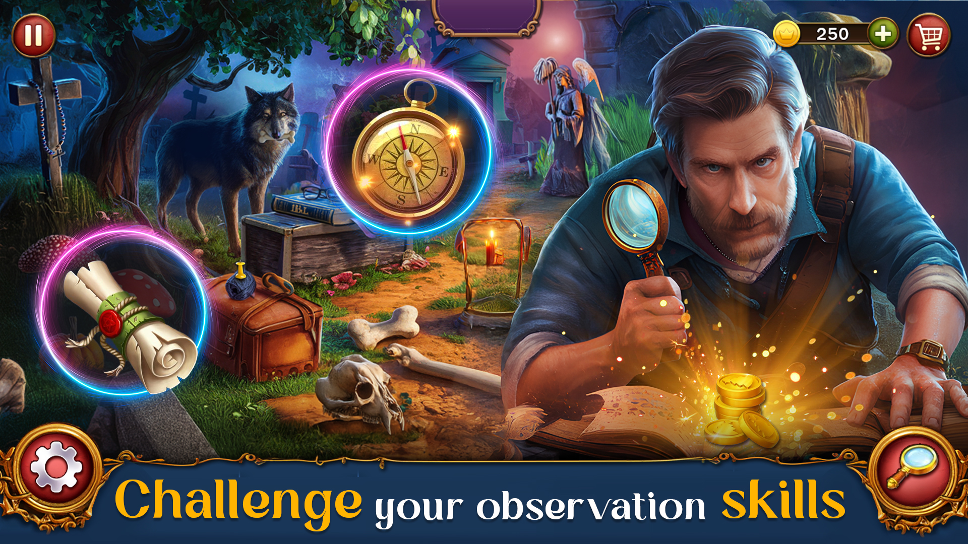 Hidden Object: Forgotten Quest Game Screenshot