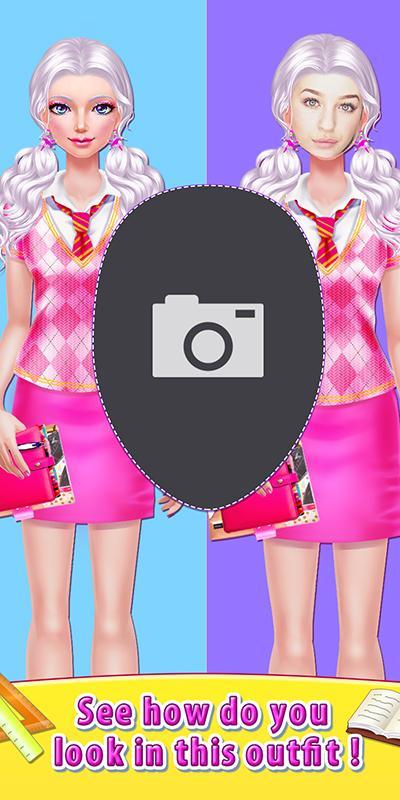 High School Girl - Dress Me Up 게임 스크린샷