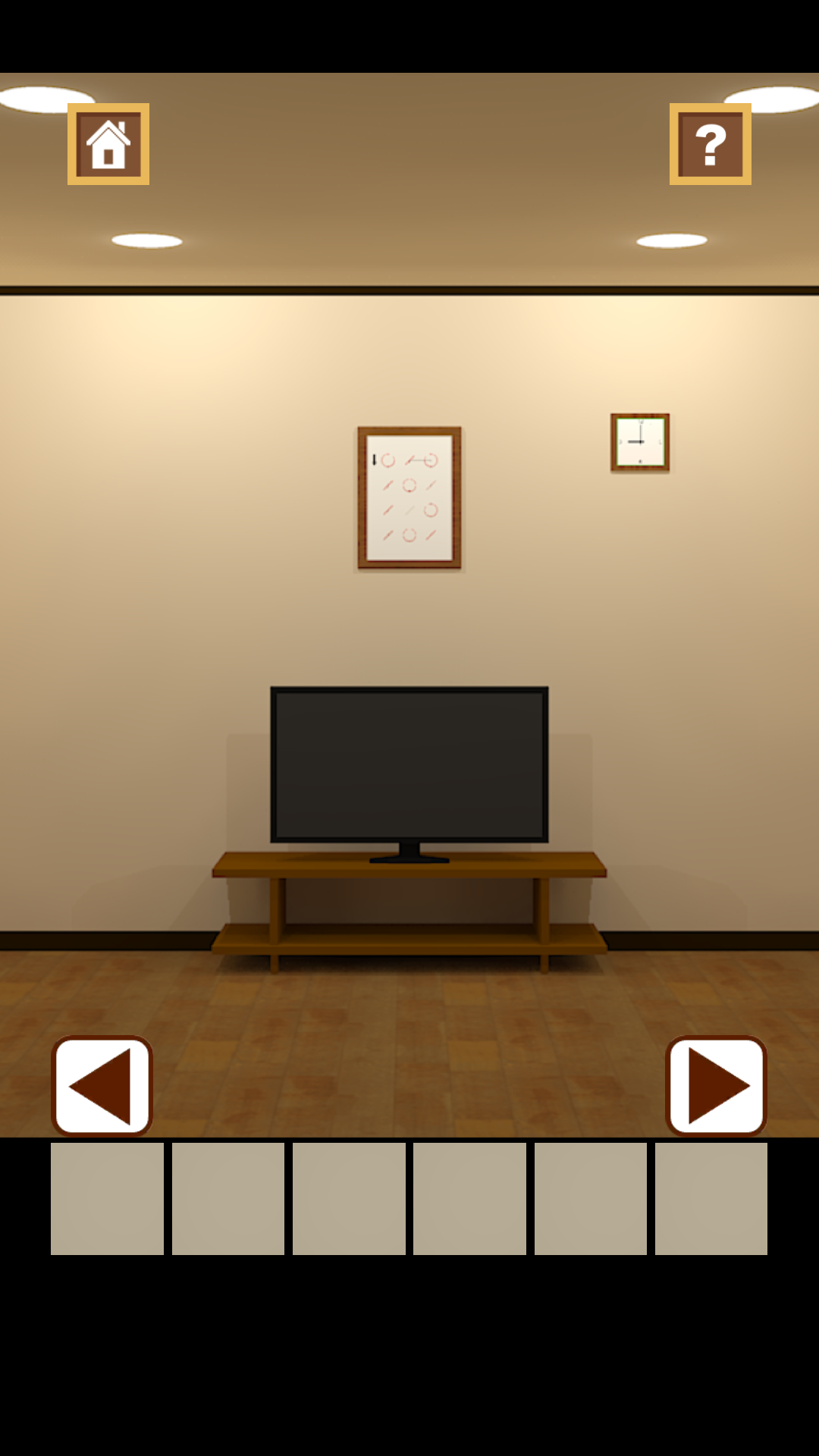 Living Room - room escape game - Game Screenshot