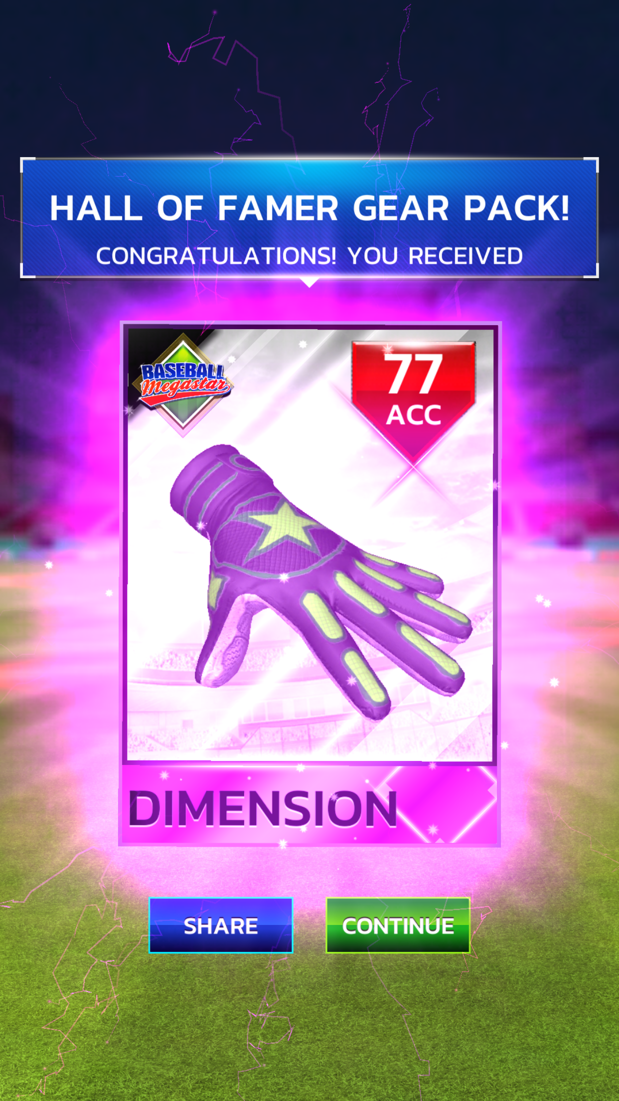 Baseball Megastar Game Screenshot