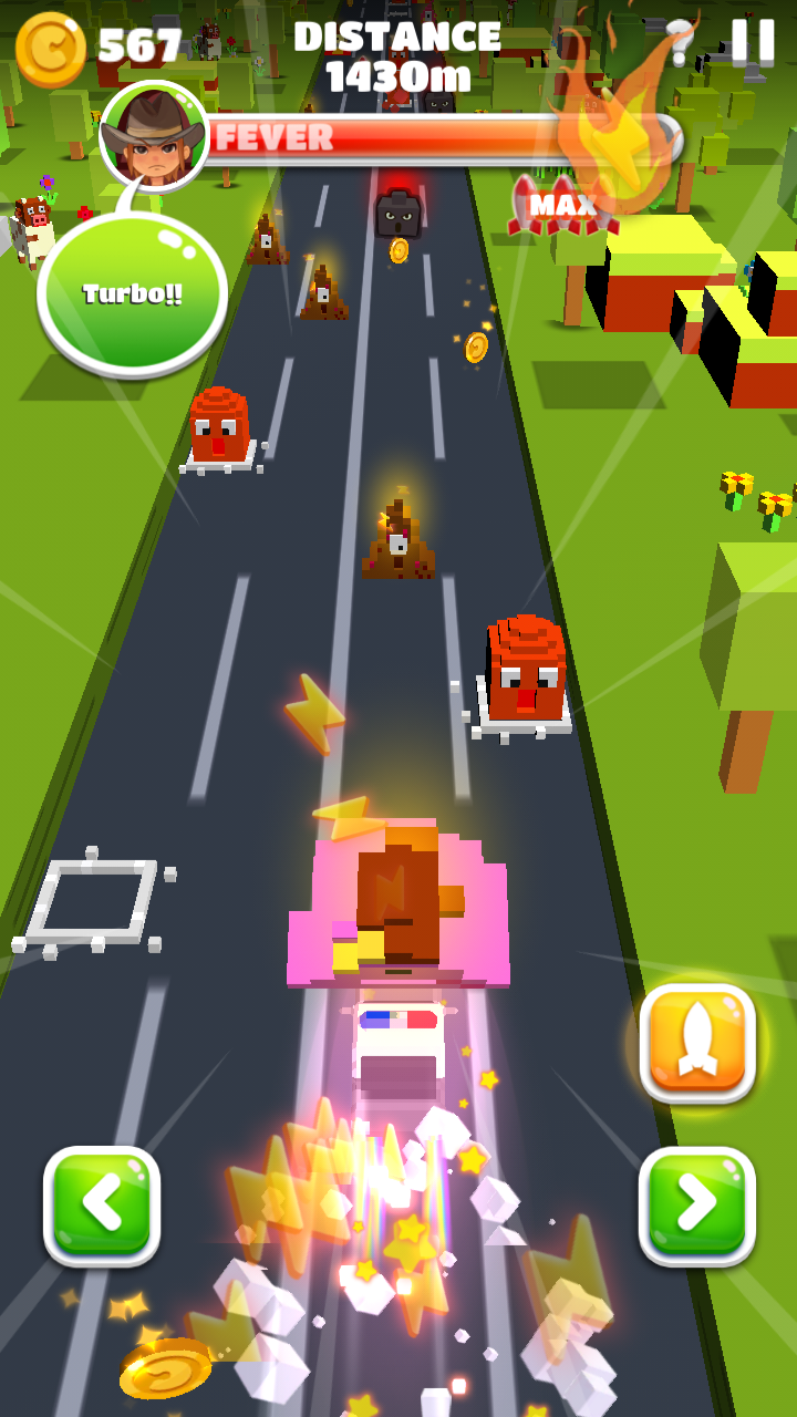 Monster Drive Game Screenshot