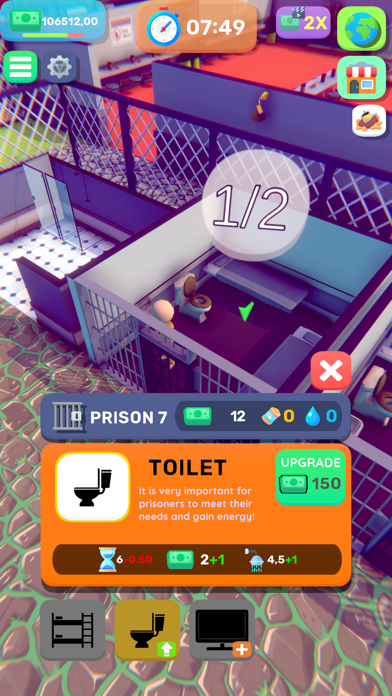 IdlePrisonLife ภาพหน้าจอเกม
