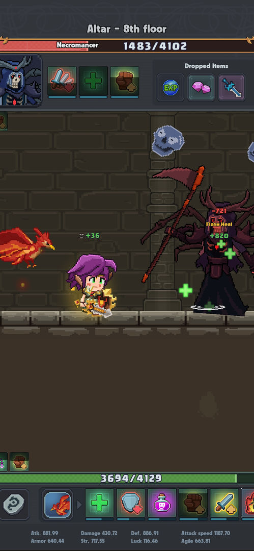 Screenshot of Dragon N Warrior
