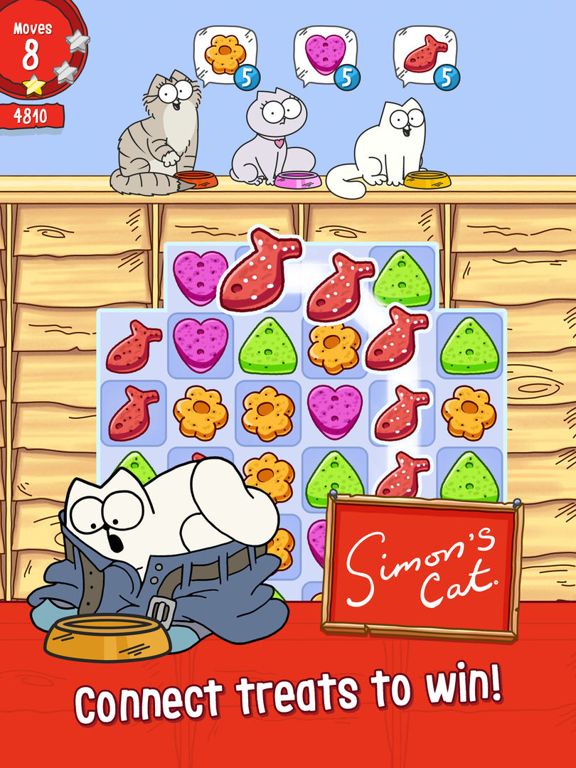 Screenshot of Simon’s Cat Crunch Time