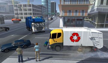 Cuplikan Layar Game Road Garbage Dump Truck Driver